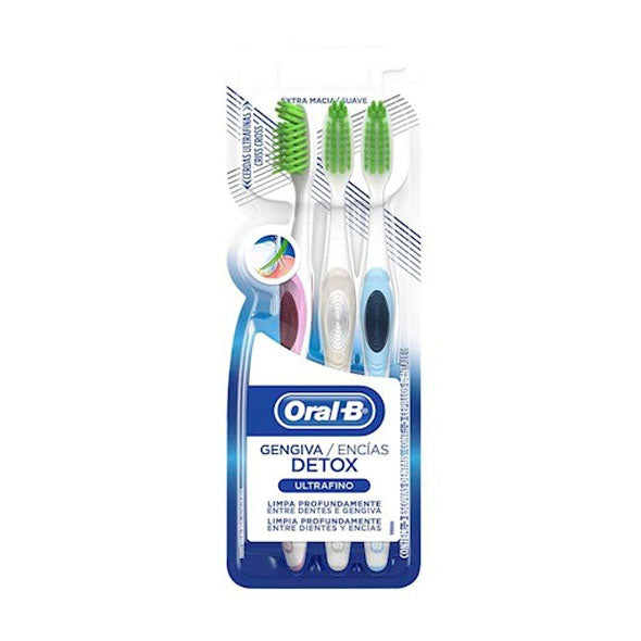 Oral B Cepillo Dental Detox Ultrafino X 3 Unidades