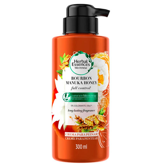 Herbal Essences Crema Para Peinar Bourbon Manuka Honey X 300Ml