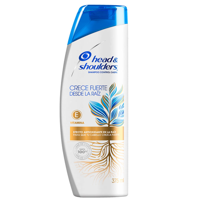 Head And Shoulders Shampoo Control De Caspa Crece Fuerte Desde Raíz X 375Ml