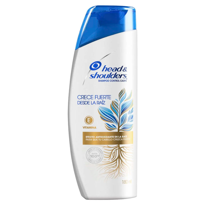 Head And Shoulders Shampoo Control De Caspa Crece Fuerte Desde Raíz X 180Ml