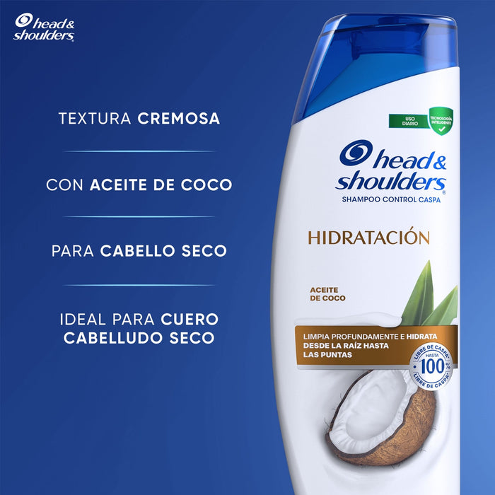 Shampoo Head And Shoulders Hidratación Coco X 650Ml