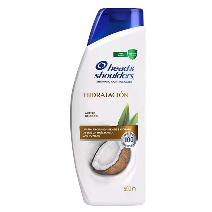 Shampoo Head And Shoulders Hidratación Coco X 650Ml
