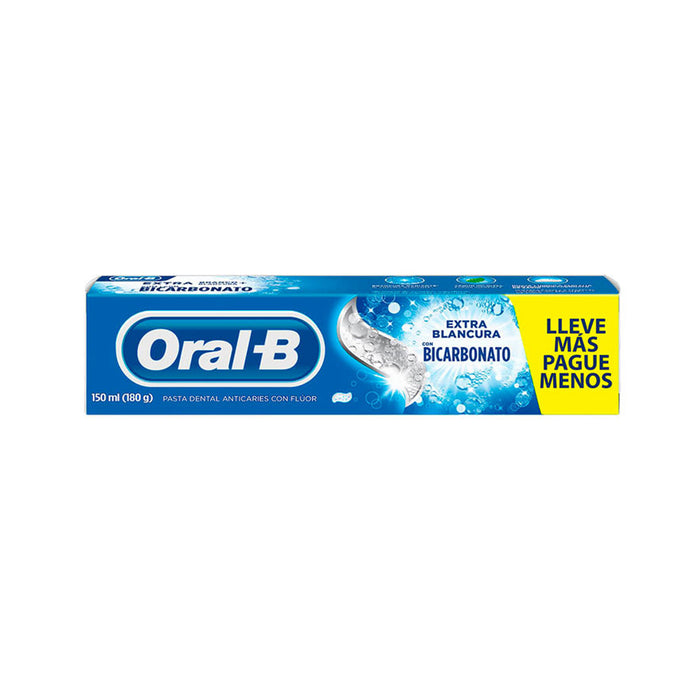 Oral B Pasta Dental Extra Blancura Con Bicarbonato X 150Ml