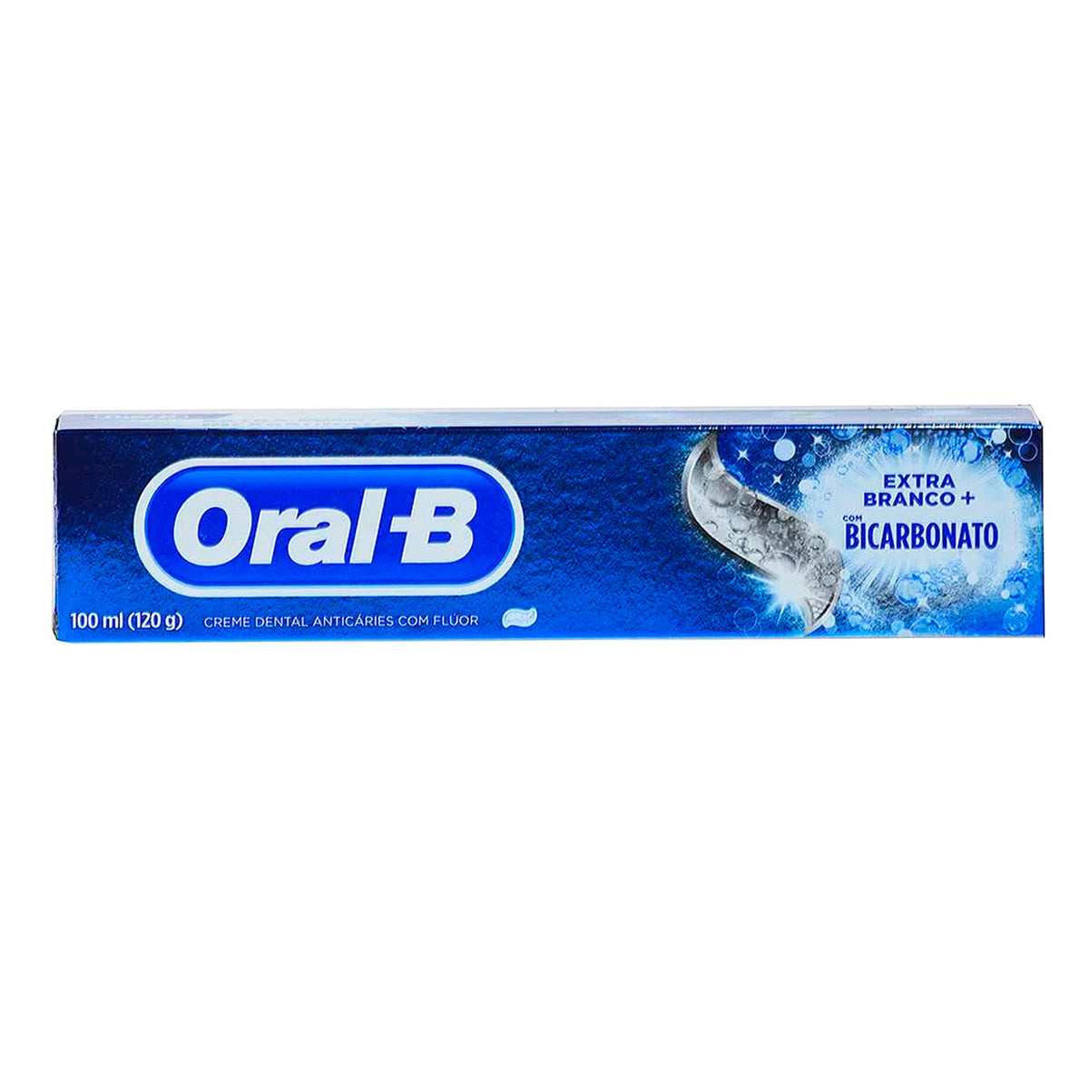 Pasta Dental Oral B Extra Blanca Bicarbonato 100ml— Farmacorp