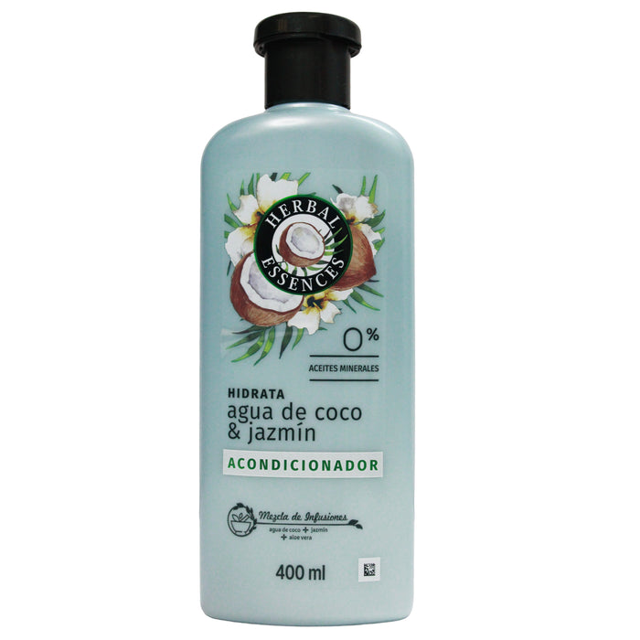 Herbal Essences Acondicionador Agua De Coco Y Jazmin X 400Ml