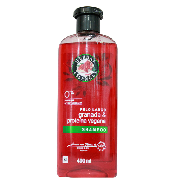 Herbal Essences Shampoo Granada Y Proteina Vegana X 400Ml