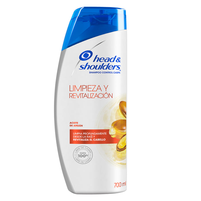 Head And Shoulders Shampoo Limpieza Y Revitalización X 180Ml
