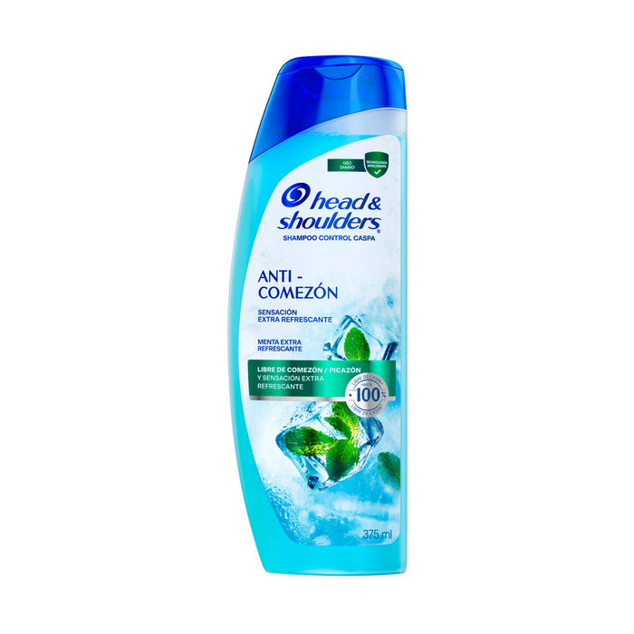 Shampoo Head And Shoulders Anti-Comezon Menta Xtra X 375Ml