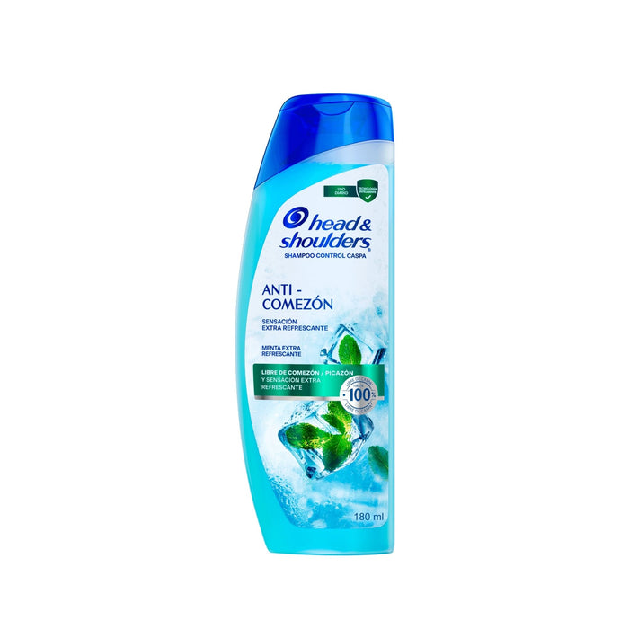 Shampoo Head And Shoulders Anti-Comezon Menta Xtra X 180Ml