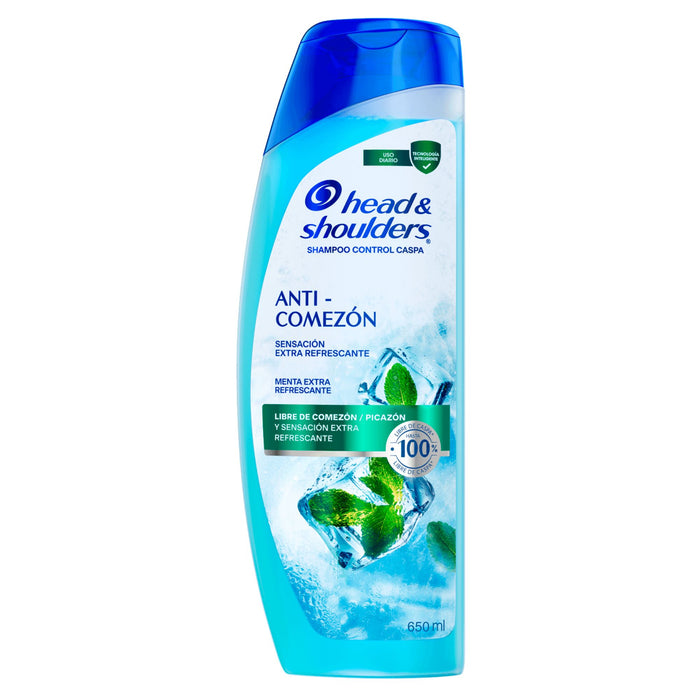 Shampoo Head And Shoulders Anti-Comezon Menta Xtra X 650Ml