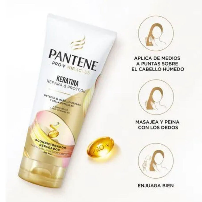 Acondicionador Pantene Pro-V Keratina X 250Ml