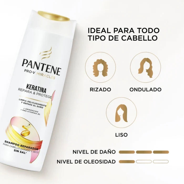 Shampoo Pantene Pro-V Keratina X 300Ml