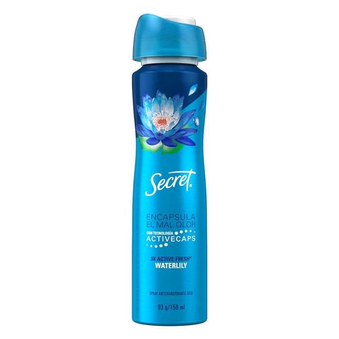 Antitranspirante Secret Spray Waterlily X 150Ml