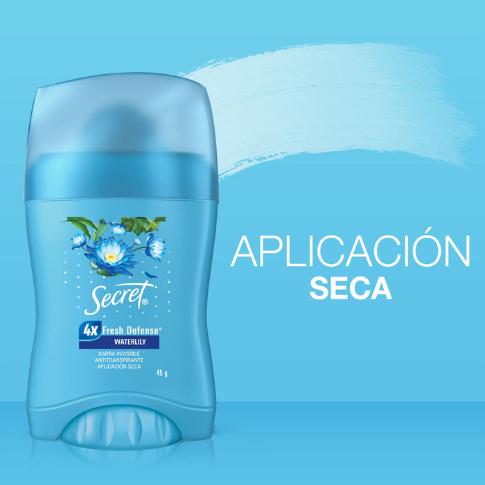 Antitranspirante Secret Barra Waterlily X 45G