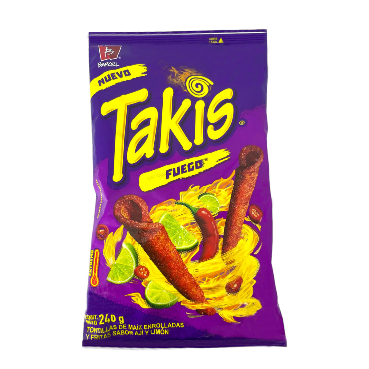 Takis Rojos Takis Fuego Bolsa Sabor Aji Y Limon X 240G— Farmacorp