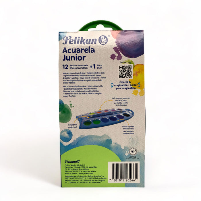 Acuarela Pelikan Junior 12 Colores +Pincel