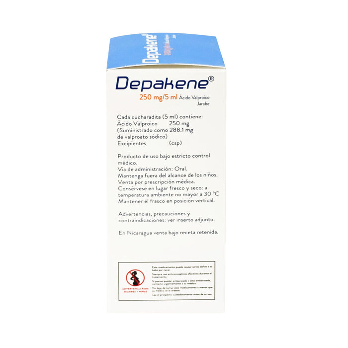 Depakene Ácido Valproico 250Mg/5Ml Jarabe X 120Ml