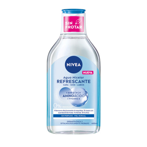 Agua Micelar Nivea Refrescante X 400Ml
