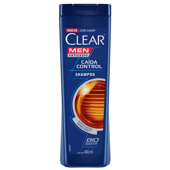 Clear Men Shampoo Anticaspa Caída Control X 400Ml