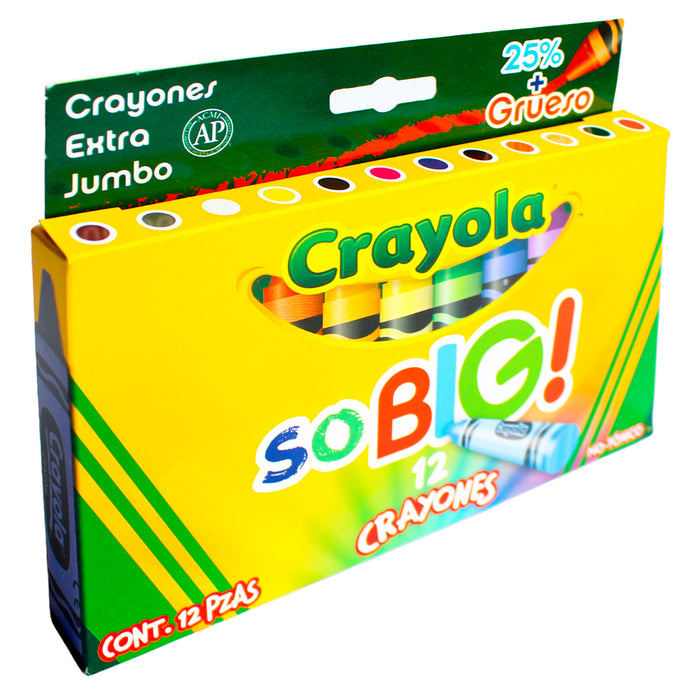 Crayola Crayones Jumbo So Big X 12 Piezas