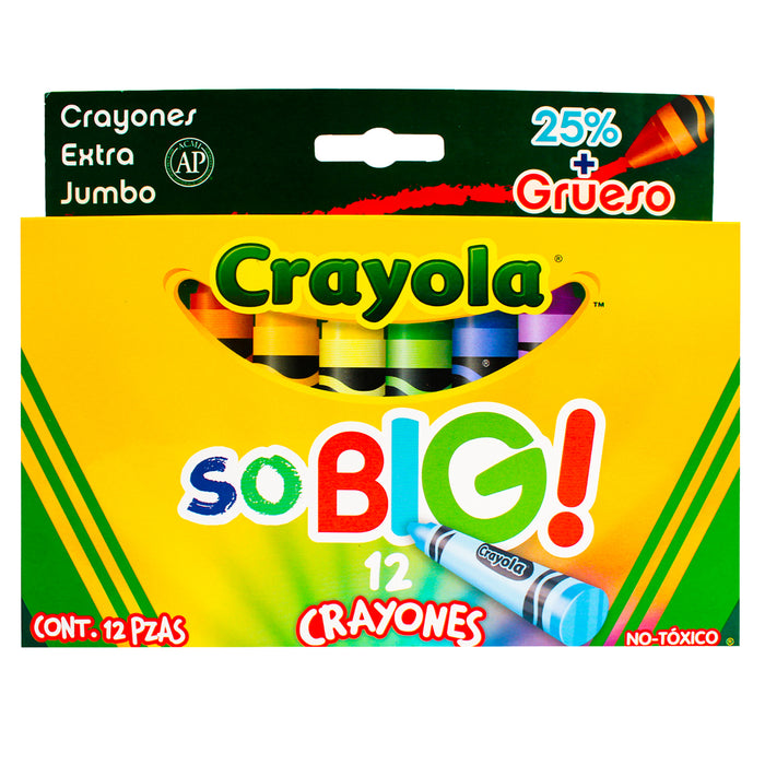 Crayola Crayones Jumbo So Big X 12 Piezas