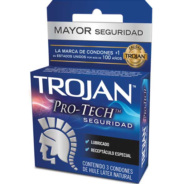 Preservativo Trojan Pro-Tech X 3 Unidades