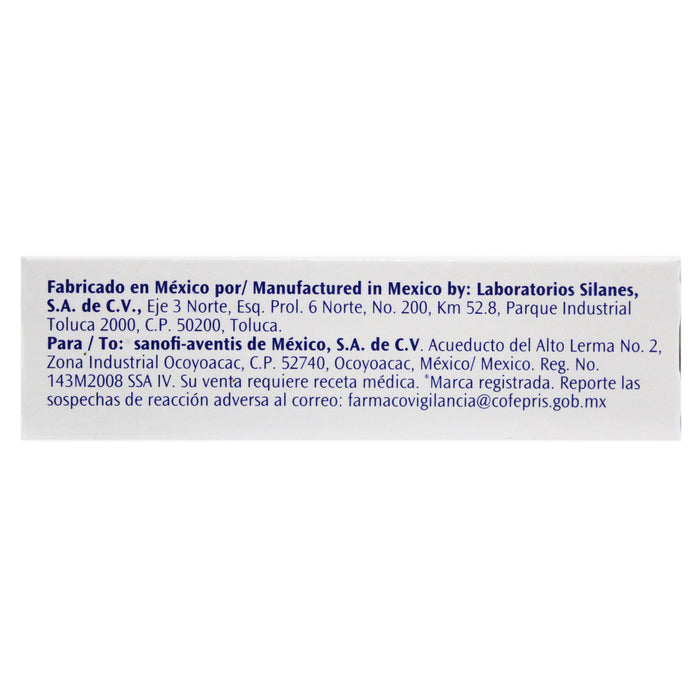 Amaryl M Glimepirida 2Mg Y Metformina Clorhidrato 1000Mg X Tableta