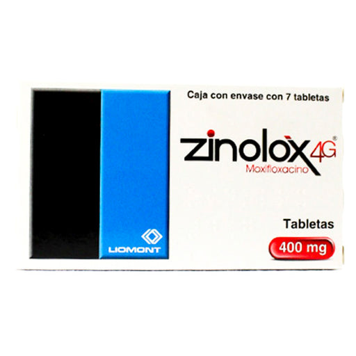 Zinolox 4G Moxifloxacino 400Mg X Tableta