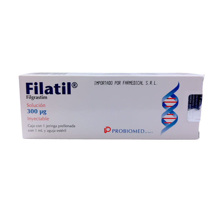 Filatil 300Mcg Iv-Sc Prell Filgrastim (Frio) X 1 Jeringa