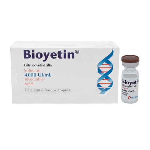Bioyetin Eritropoyetina Humana 4000Ui X Ampolla