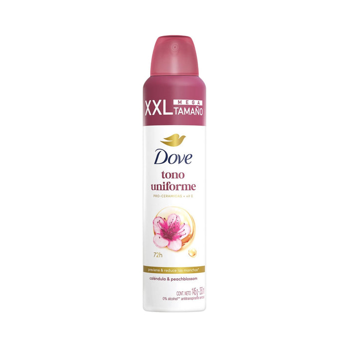 Desodorante Dove Aerosol Tono Uniforme Xxl Caléndula X 250 Ml