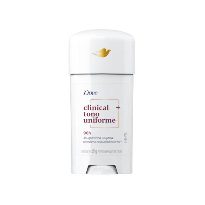Antitranspirante Dove Clinical Crema Tono Uniforme X 58G
