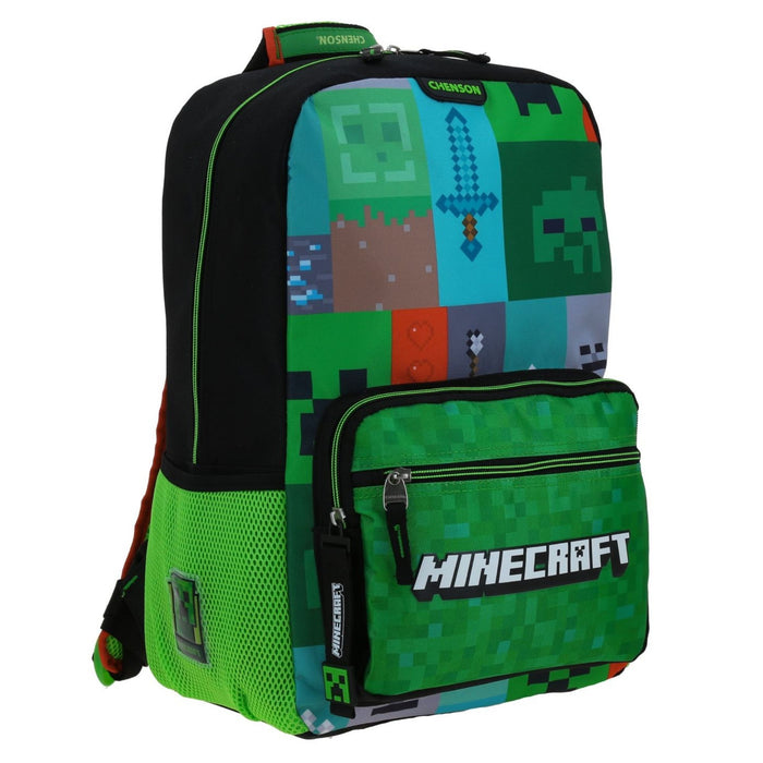 Mochila Chenson Grande Minecraft Tiles Mc66392-3