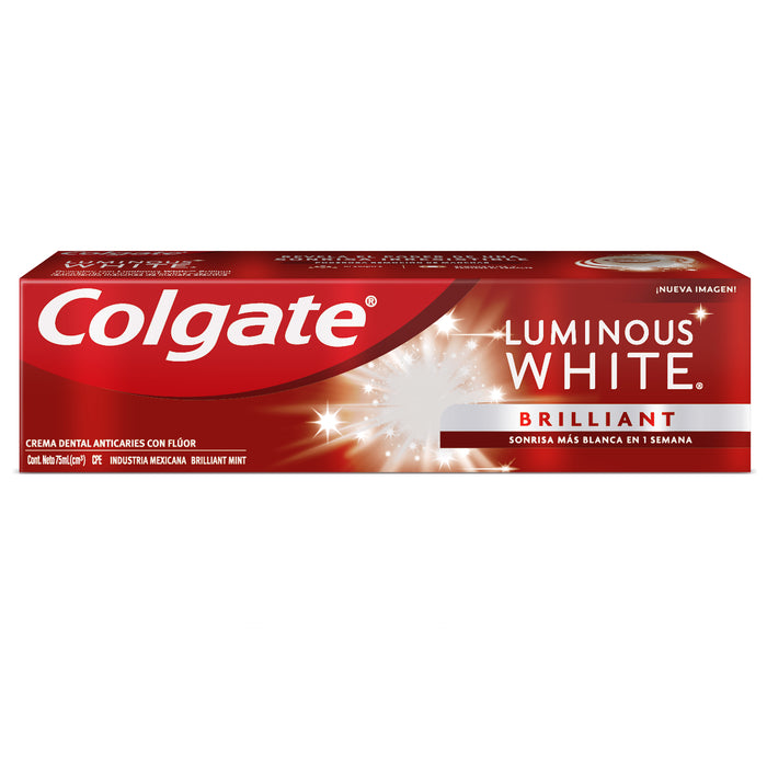 Colgate Crema Dental Luminous White X 75Ml