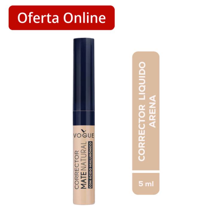 Corrector Liquido Vogue Mate Natural Arena X 5Ml