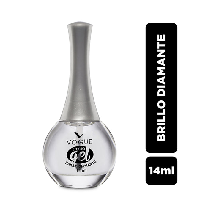 Esmalte Vogue Efecto Gel Brillo Diamante X 14Ml