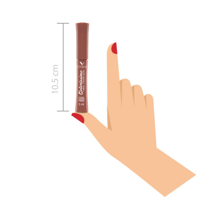 Labial Vogue Liquido Mate Colorissimo Arequipe X 5Ml