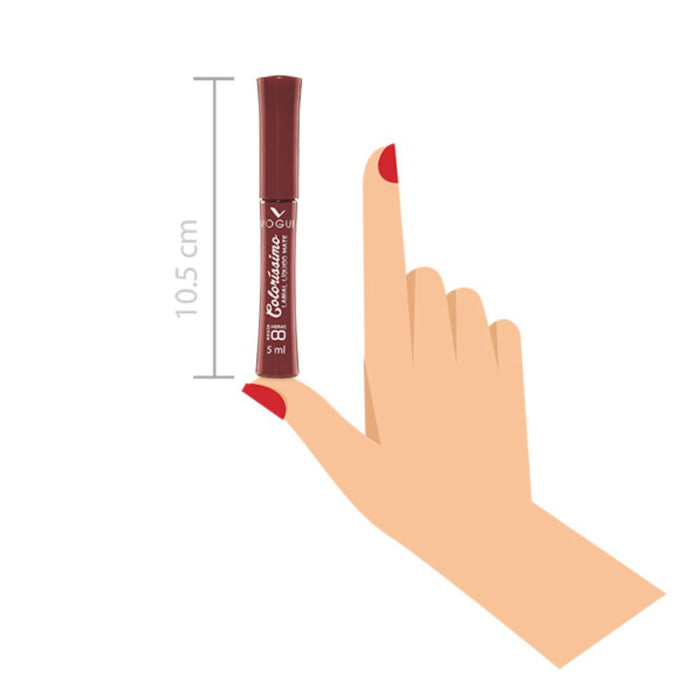 Labial Vogue Liquido Colorissimo Canela X 5Ml