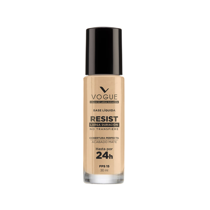 Base Vogue Maquillaje Larga Duración Porcelana X 30Ml