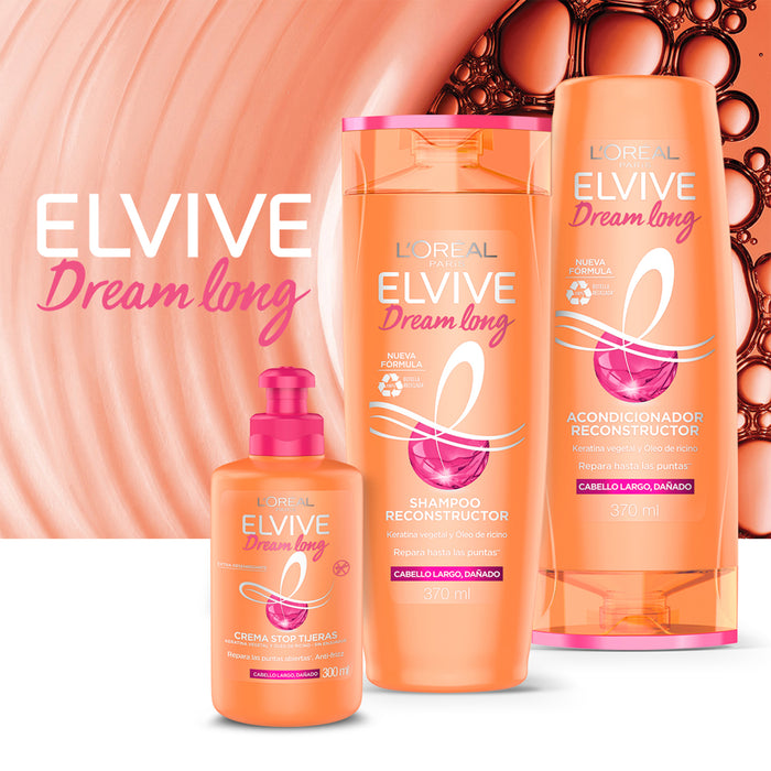 Crema Para Peinar Elvive Dream Long - Cabello Largo Dañado X 300Ml