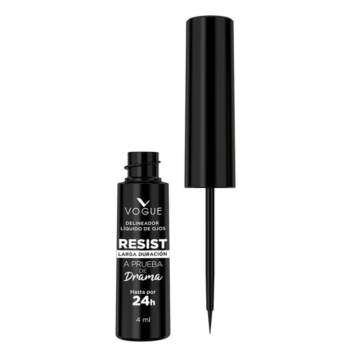 Delineador Liquido Vogue Ressist Negro X 4Ml