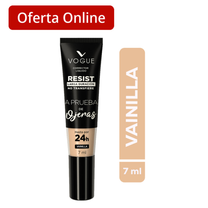Corrector Liquido Vogue Resistente Vainilla X 7Ml