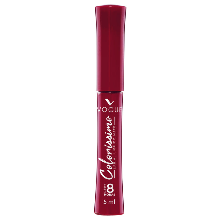 Labial Vogue Liquido Mate Colorissimo Merlot X 5Ml