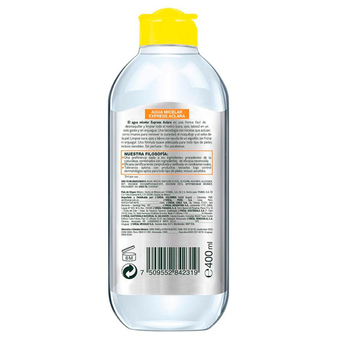 Garnier Agua Micelar X 400Ml Tono Uniforme