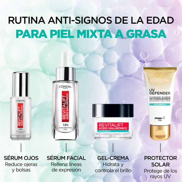 Sérum L'oréal Ácido Hialurónico Facial X 30Ml