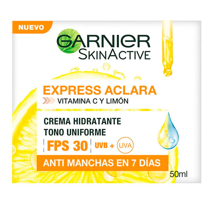 Garnier Crema Express Aclara Fps 30 Y Vitamina C X 70G