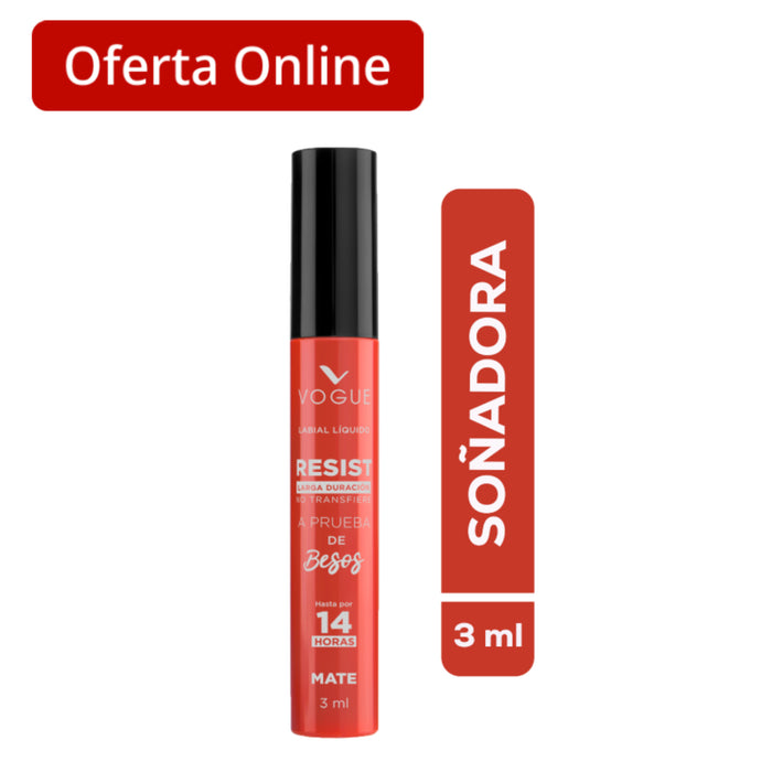 Labial Liquido Vogue Resist Sonadora X 3Ml