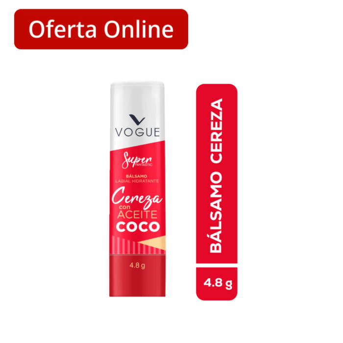 Bálsamo Vogue Labial Cereza X 4.8G