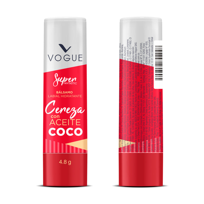 Bálsamo Vogue Labial Cereza X 4.8G