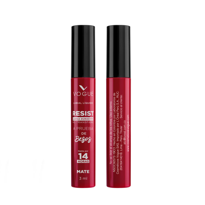 Labial Liquido Vogue Resist Apasionada X 3Ml